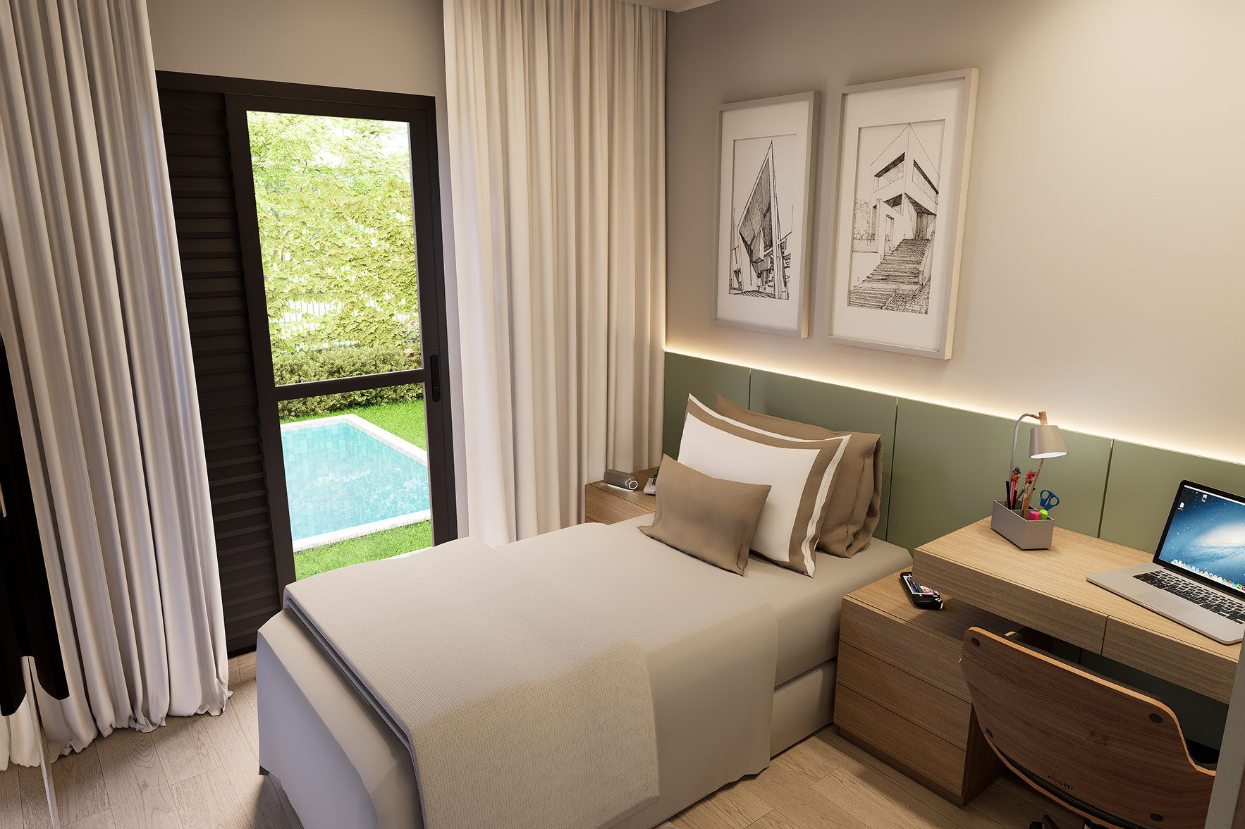 Ambiente interno do One Terramaris